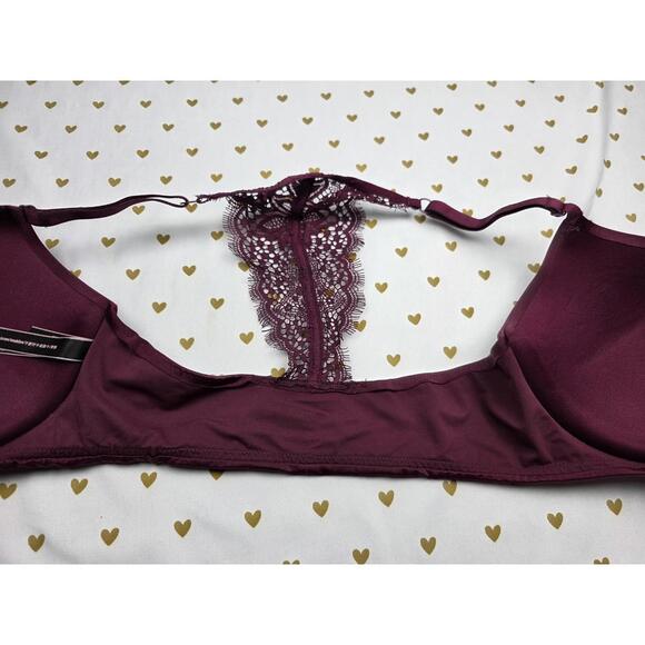 Victorias Secret SO OBSESSED Push Up Bra Racerback Front Close 34DD - Picture 3 of 5